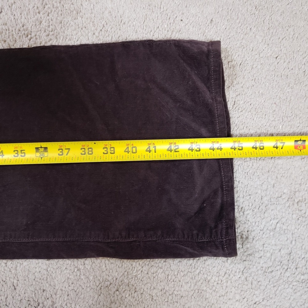 Veronica Beard Crosbie Wide Leg Corduroy High Rise Pants Womens 28 Brown USA - Picture 10 of 11